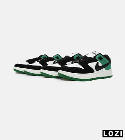 کفش کتانی مردانه مشکی سفید سبز نایک NIKE SB
