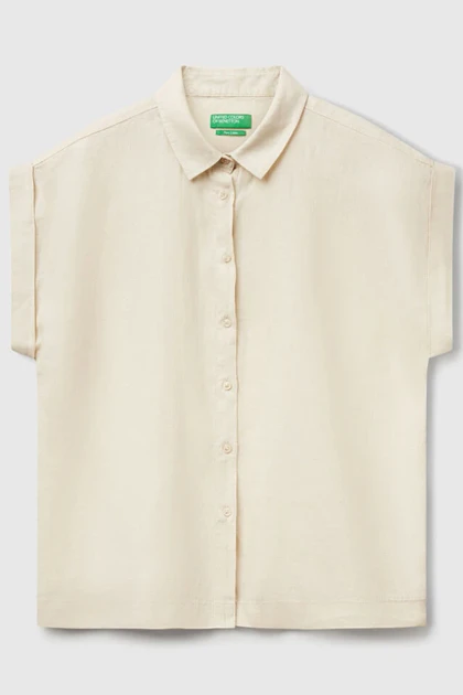 شومیز لینن بنتون CH692