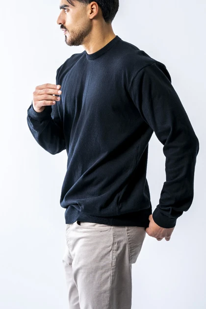 بافت آستین بلند بیسیک مردانه