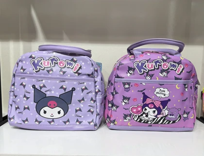 کیف ظرف غذا چرمی وارداتی کرومی برند SANRIO
