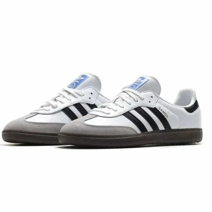 کتانی مدل آدیداس سامبا سفید سایز مردانه و زنانه