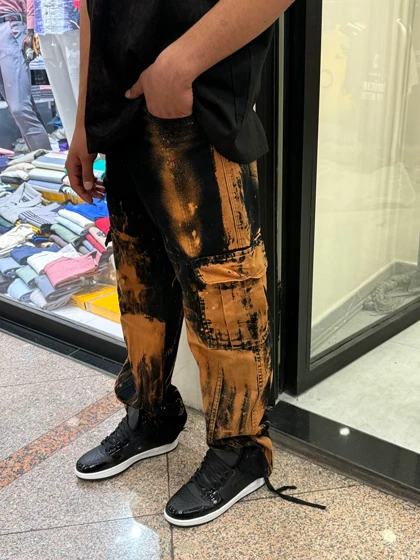 شلوار کارگو جاگر کاستوم شده مردانه استایل بگی فوق‌العاده شیک و کمیاب