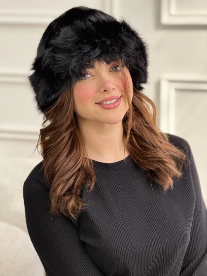 کلاه روسی خزدار ساده