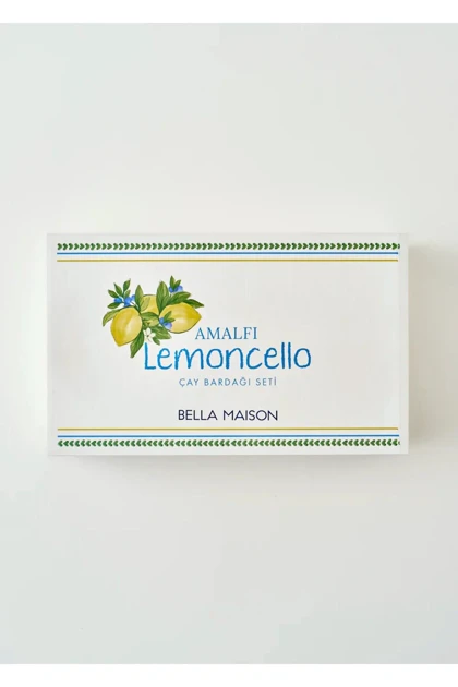 ست لیوان چای Bella Maison مدل Lemoncello پرسلان - چندرنگ