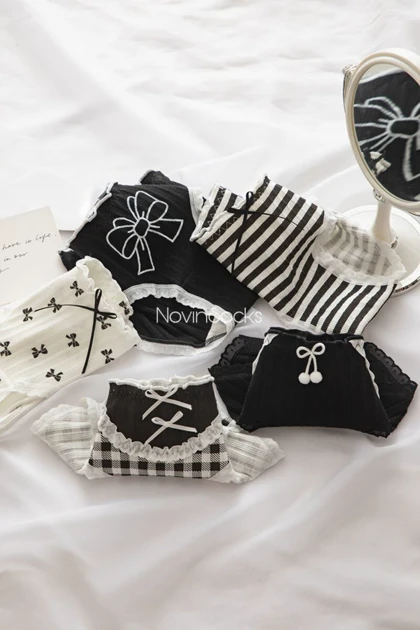 شورت سیاه سفید پاپیونی (سایز 38 الی 42)