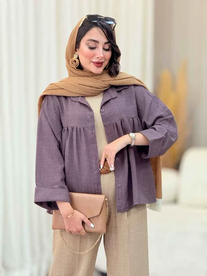 مانتو چین‌دار نیارا