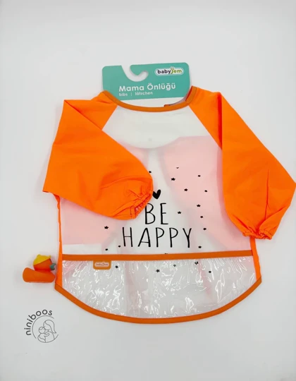 پیشبند کودک آستین دار هپی بیبی جم baby jem