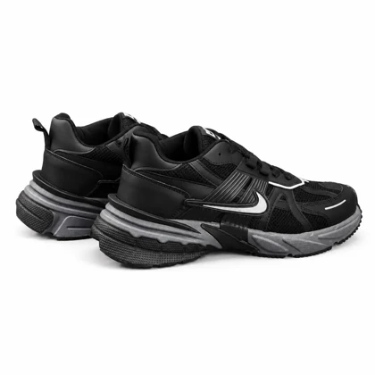 کفش کتانی مردانه بزرگ پا نایکی v2k رنگ مشکی طوسی Nike V2k