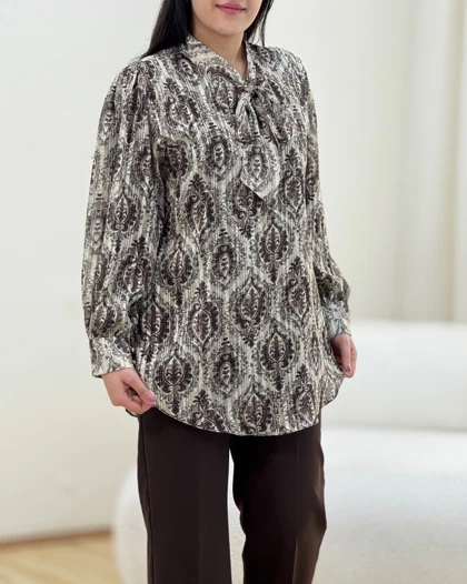 شومیز حریر ملورا