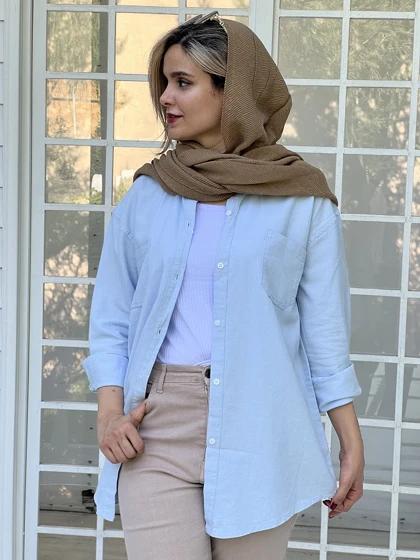 مانتو کتان پاییزه