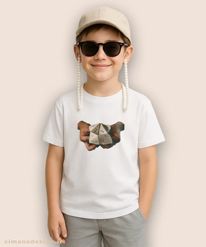 تیشرت بچگانه نوستالژی طرح بازی قدیمی دوست داری چکاره بشی