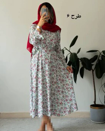 پیراهن ساحلی گل دخت 1