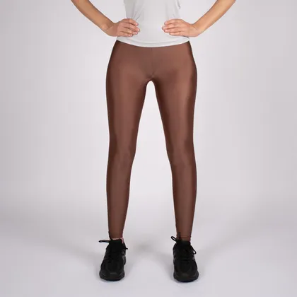 لگ دیسکوتایت نسکافه ای شاین آگی - Agi Disco Leggings A.Kahve