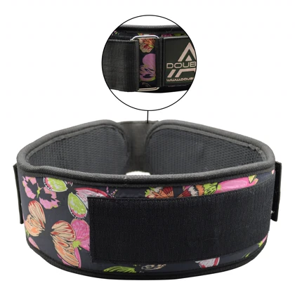 کمربند بدنسازی زنانه دبل ای مدل Butterfly-404H1181 چسبی مشکی