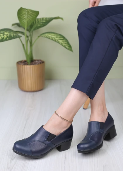 کفش چرم پرسنلی زنانه 114 پلاک