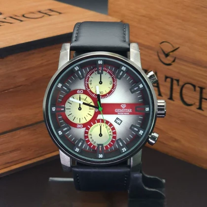 ساعت مچی مردانه جم استار Gemstar GS3002 موتور ژاپن و سبک 3موتوره