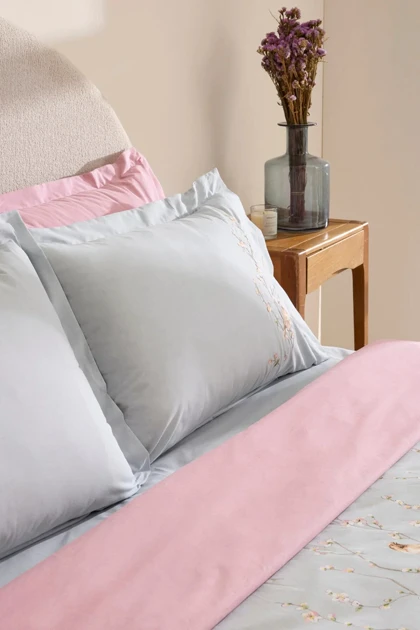 سرویس روتختی دو نفره Karaca Home مدل Tarin پنبه - نعنایی