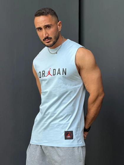 رکابی ورزشی حلقه‌ای JORDAN آبی کمرنگ