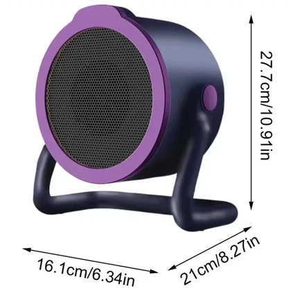 هیتر برقی رومیزی مدل LKS_500 چرخش 360 درجه 500 وات