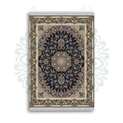فرشینه از جنس پارچه هازان مخمل ترک طرح سنتی و مدرن برند دفه کد DAMG278