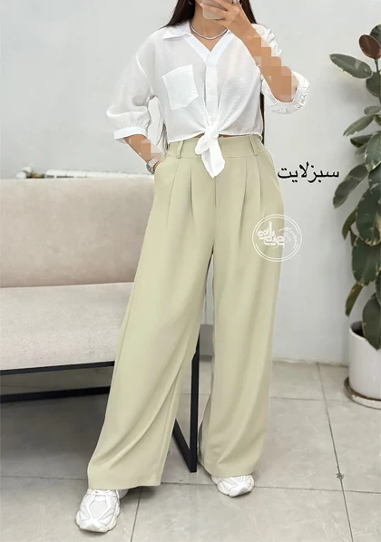 شلوار نیم بگ ستاره