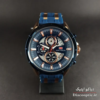ساعت مچی مردانه اورجینال موتور ژاپن برند مینی فوکوس سه موتور مدل Mf0273G.02 بند رابر