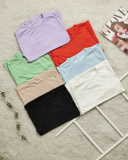 تیشرت بیسیک زنانه کد 403014