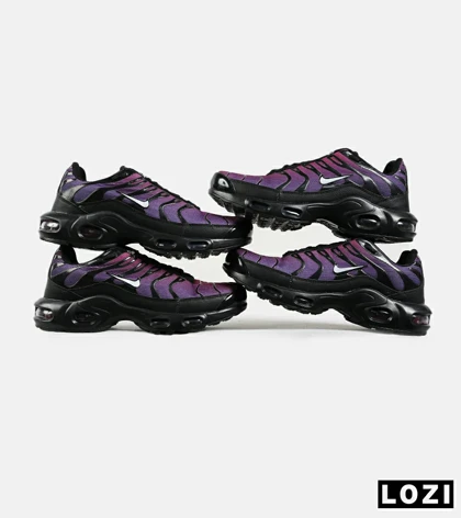 کفش کتانی مردانه و زنانه مشکی بنفش NIKE AirMax Plus TN Ultra
