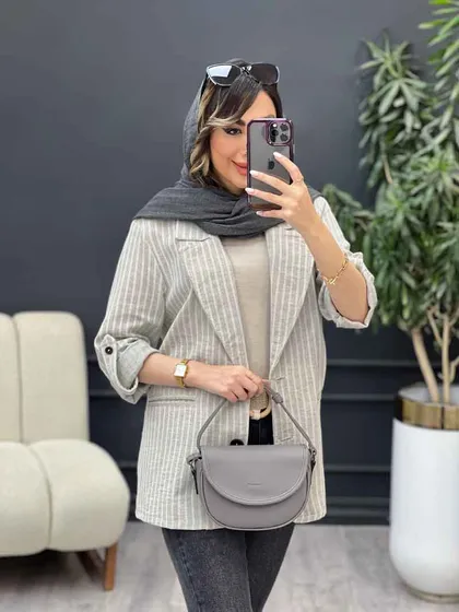 مانتو آستین پاگن نسترن
