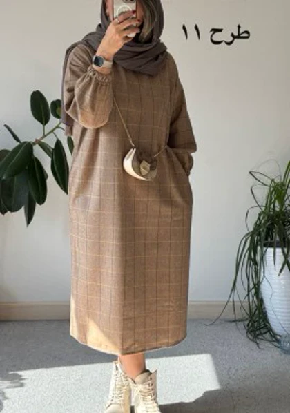 کفتان پشمی چهارخونه دیبا 5