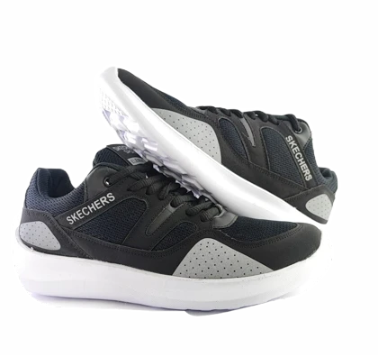 کفش اسپرت و روزمره مردانه برند اسکچرز Skechers مدل کوانتوم مشکی کد 248