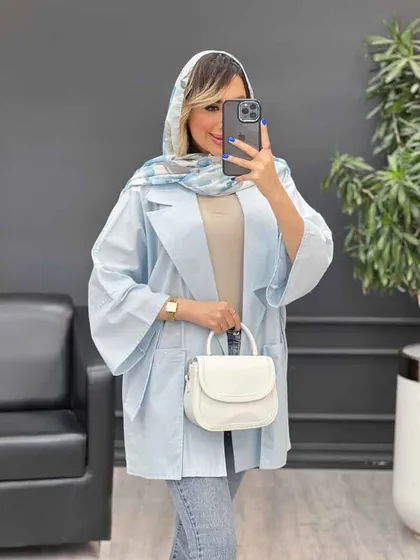 مانتو لینن جیب پاگن