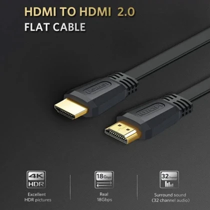 کابل HDMI فلت یوگرین UGREEN مدل ED015/50819 طول 1.5 متر