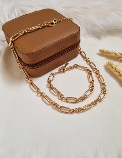 گردنبند طرح طلا والا ژوپینگ