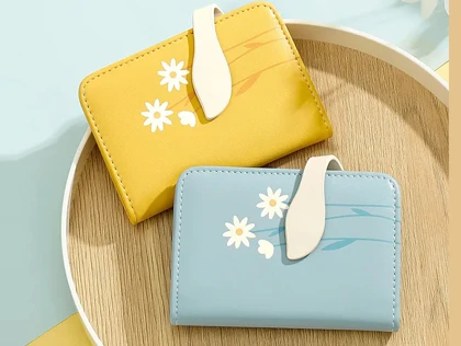 کیف کارت زنانه و دخترانه کوچک گل‌دار TAOMICMIC Y8896 wallet women