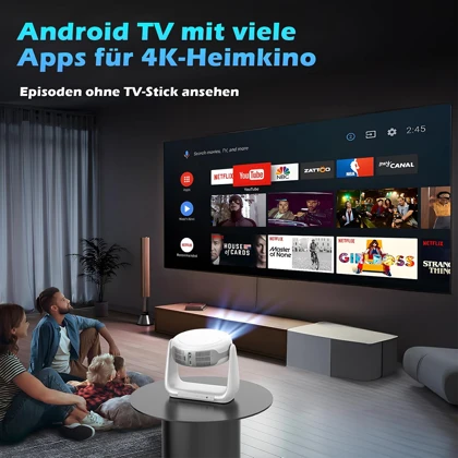 ویدئو پروژکتور شارژی 4k قابل حمل