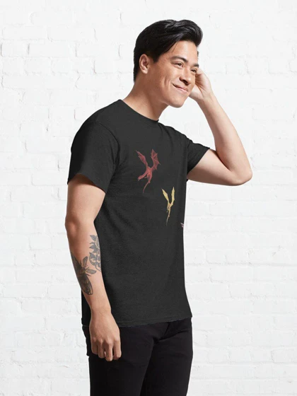 تیشرت house of the dragon طرح Caraxes Syrax Seasmoke Classic T-Shirt کد 195368