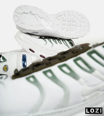 کفش کتانی مردانه و زنانه سفید سبز NIKE AirMax Plus TN Ultra مدل 7168