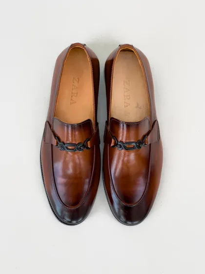کفش 050101 LOAFERS عسلی