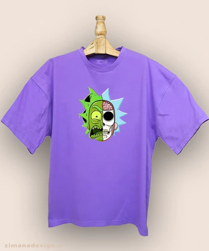 تیشرت لش مردانه و زنانه طرح ریک اند مورتی کد 895