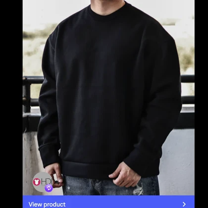 دورس یقه گرد مشکی پارچه نخ پنبه سه نخ گرد باف | استایل لش