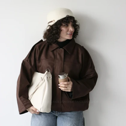 بامبر جکت زنانه مدل وانیل