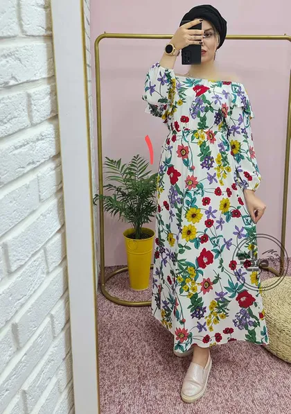 پیراهن آستین چتری