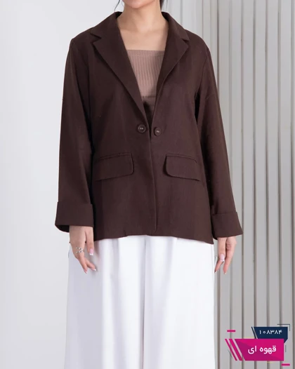 کت اسپرت زنونه لینن جیب پاکتی ZARA