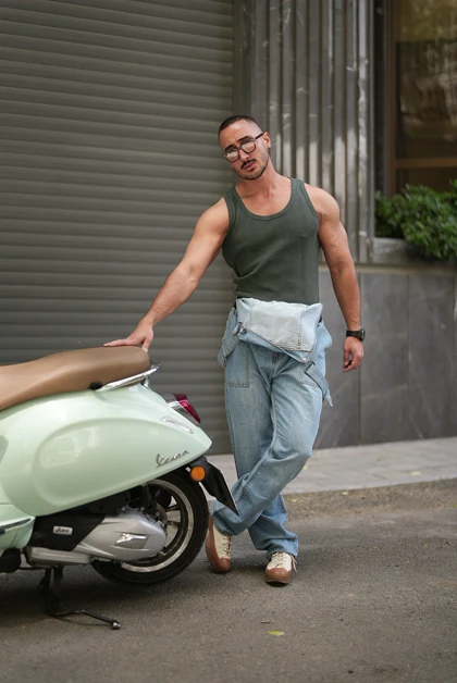 رکابی تنک تاپ قهرمانی آیسان اسلامی سبز تیره