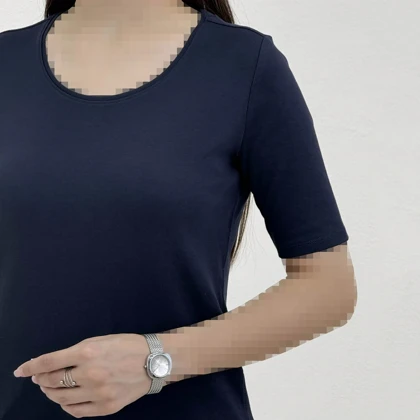 تیشرت زنانه یقه گرد بیسیک | آی بولک