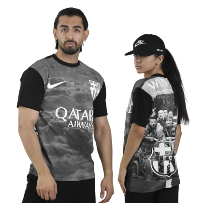 تیشرت فوتبالی بارسلونا مدل Nike-ZRA-4D0673 مشکی