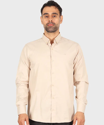 پیراهن مردانه آستین بلند ساده 0108