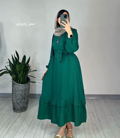 پیراهن مانتویی دل آرا 3