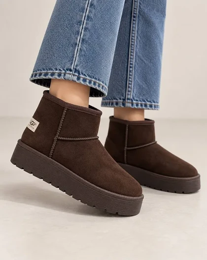 نیم‌بوت آگ قهوه‌ای زنانه UGG